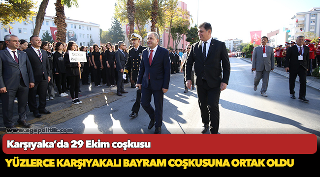 Karşıyaka’da 29 Ekim coşkusu