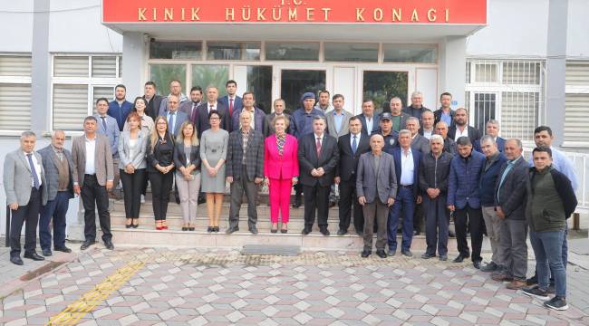 Kınıklı muhtarlar Delez Yaşam Vadisi'nde buluştu