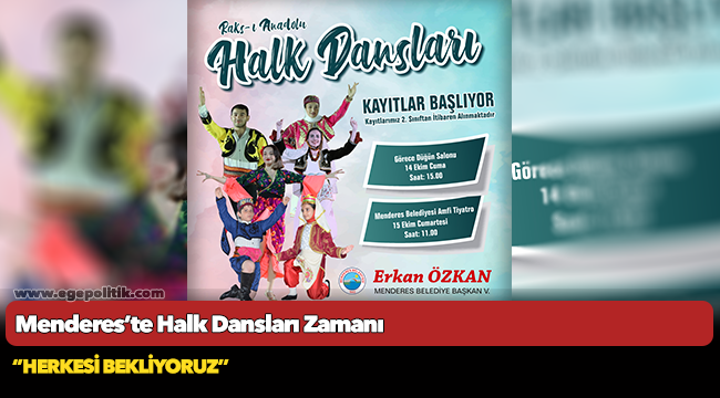 Menderes’te Halk Dansları Zamanı