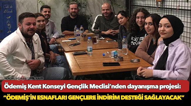 Ödemiş Kent Konseyi Gençlik Meclisi’nden dayanışma projesi!