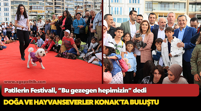 Patilerin Festivali, “Bu  gezegen hepimizin” dedi