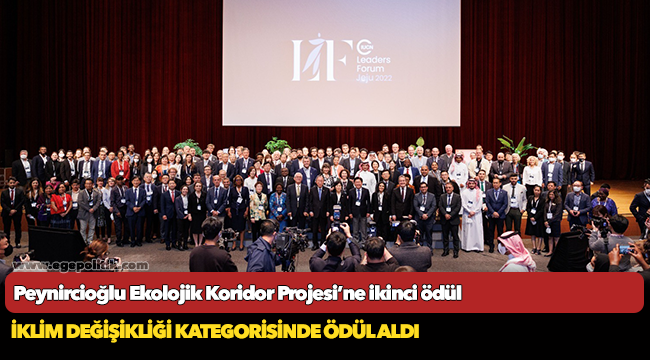 Peynircioğlu Ekolojik Koridor Projesi’ne ikinci ödül