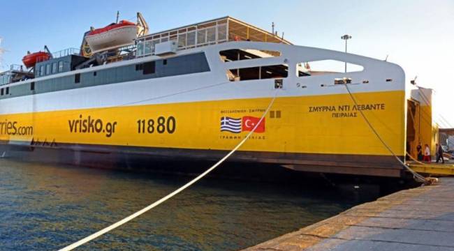 Selanik-İzmir arasında yeni feribot seferleri bugün başlıyor