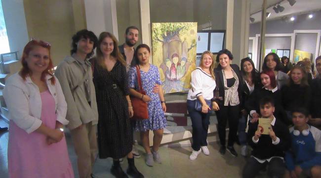 Şiirler resme dönüştürüldü