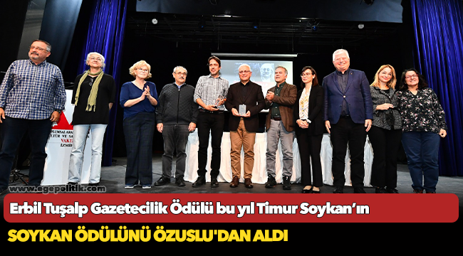 Soykan ödülünü Özuslu'dan aldı