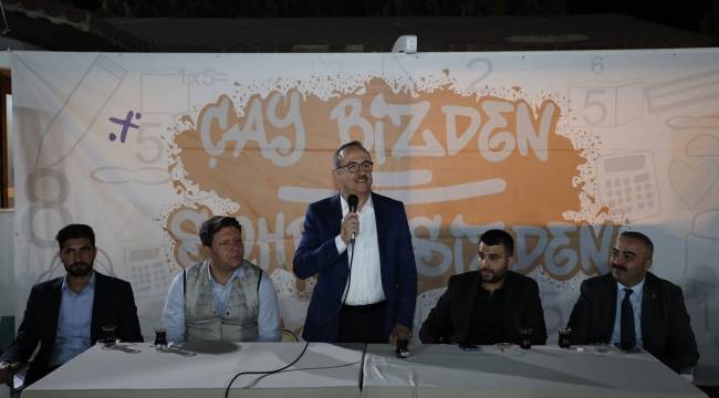 Sürekli; gençlik ve teşkilatla buluştu…