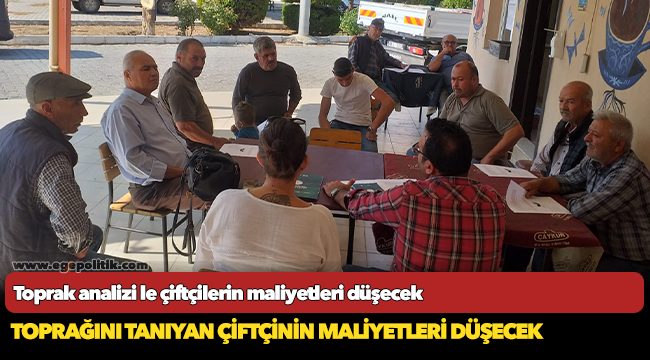 Toprak analizi le çiftçilerin maliyetleri düşecek