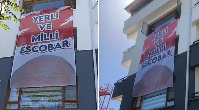 &#039;Yerli ve Milli Escobar&#039; pankartındaki &#039;kafa&#039; suç sayıldı