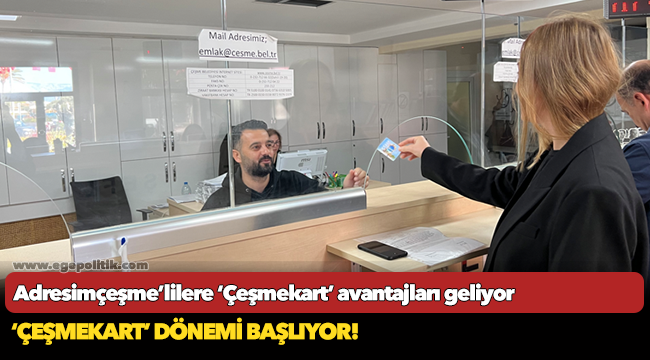 Adresimçeşme’lilere ‘Çeşmekart’ avantajları geliyor