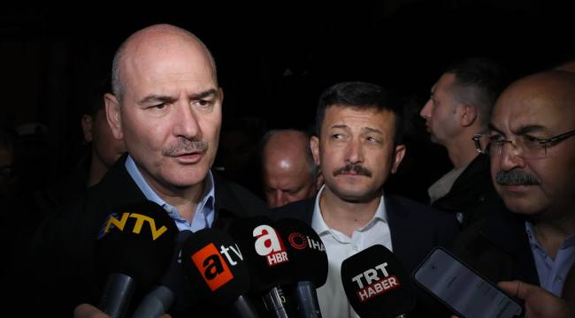 Bakan Soylu'dan deprem açıklaması