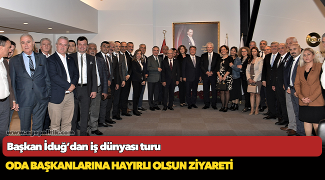Başkan İduğ’dan iş dünyası turu