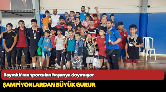 Bayraklı’nın sporcuları başarıya doymuyor