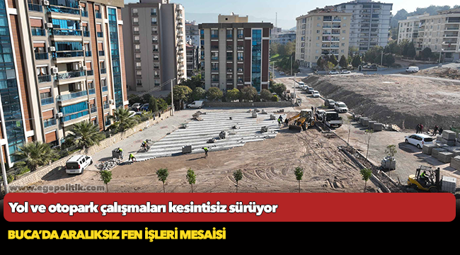 Buca’da aralıksız Fen İşleri mesaisi