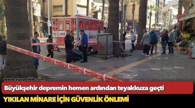 Büyükşehir depremin hemen ardından teyakkuza geçti