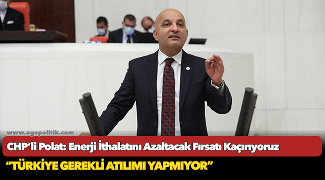 CHP’li Polat: Enerji İthalatını Azaltacak Fırsatı Kaçırıyoruz