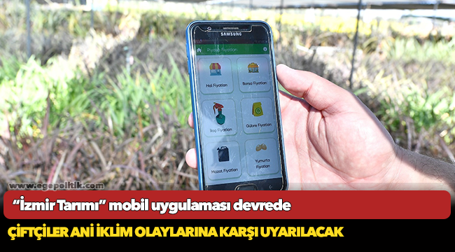 Çiftçiler ani iklim olaylarına karşı uyarılacak