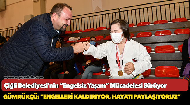 Çiğli Belediyesi’nin “Engelsiz Yaşam” Mücadelesi Sürüyor