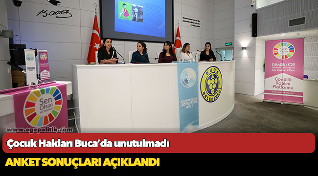 Çocuk Hakları Buca’da unutulmadı