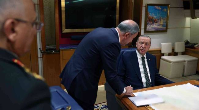 Erdoğan&#039;ın Pençe-Kılıç Hava Harekatı görüntüleri paylaşıldı