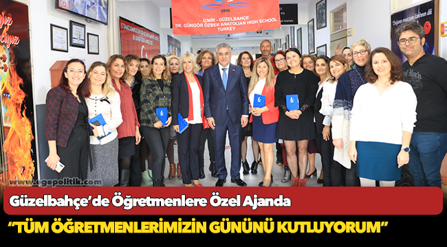 Güzelbahçe’de Öğretmenlere Özel Ajanda