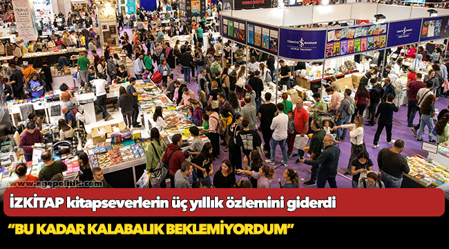 İZKİTAP kitapseverlerin üç yıllık özlemini giderdi