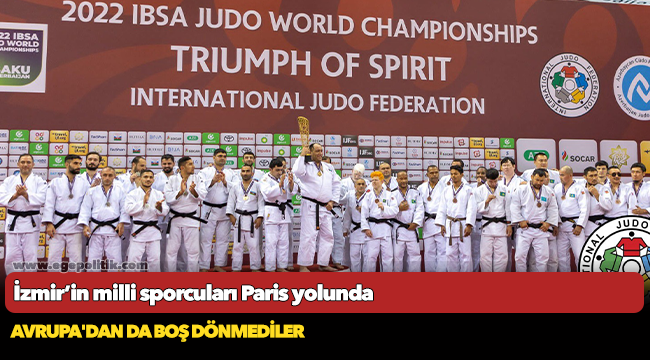 İzmir’in milli sporcuları Paris yolunda