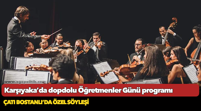 Karşıyaka’da dopdolu Öğretmenler Günü programı