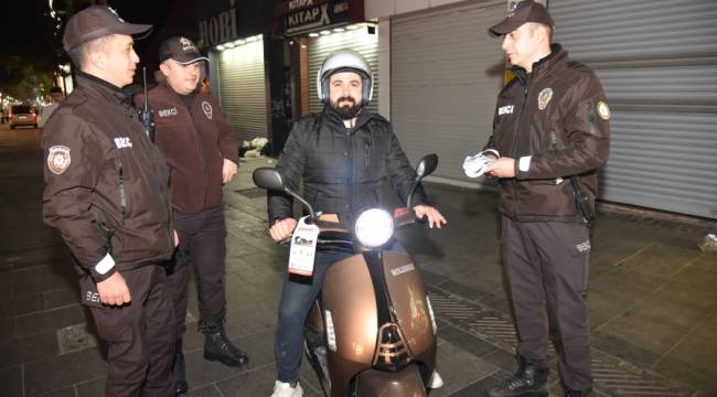 Karşıyaka İlçe Emniyet Müdürlüğünden muhteşem uygulama