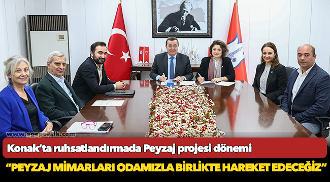 Konak’ta ruhsatlandırmada  Peyzaj projesi dönemi