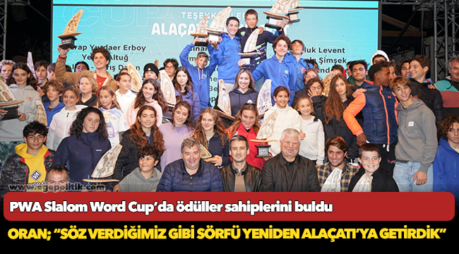 PWA Slalom Word Cup’da ödüller sahiplerini buldu