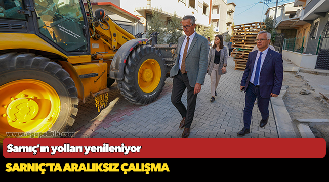 Sarnıç’ın yolları yenileniyor