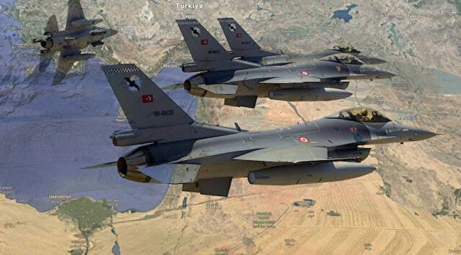 TSK'dan Suriye'nin kuzeyine hava harekatı