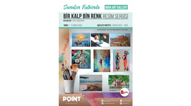 Bayraklılı kursiyerlerin resimleri büyüledi 