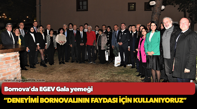 Bornova’da EGEV Gala yemeği