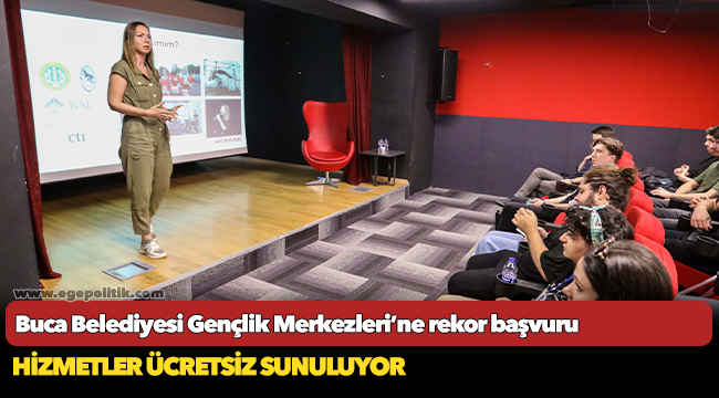Buca Belediyesi Gençlik Merkezleri’ne rekor başvuru