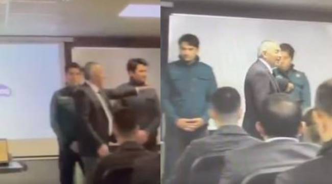 CHP'li Polat görüntüleri paylaştı: Gümrük müdüründen görevli memura tokat