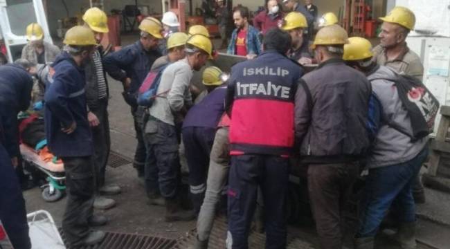 Çorum&#039;da 6 maden işçisi gazdan zehirlendi