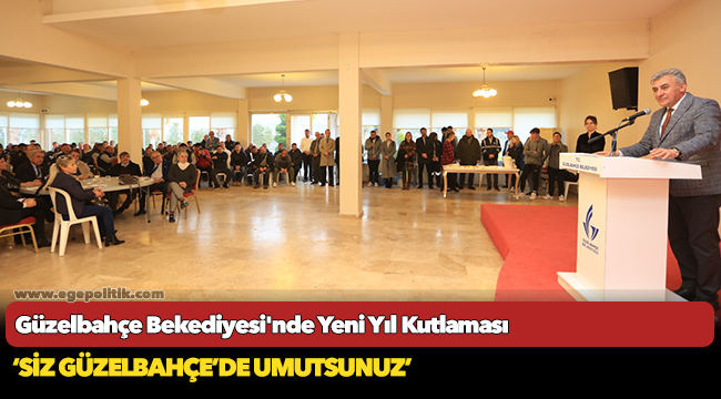 Güzelbahçe Belediyesi’nden Yeni Yıl Kutlaması