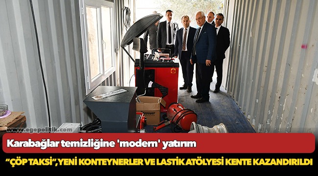 Karabağlar temizliğine 'modern' yatırım