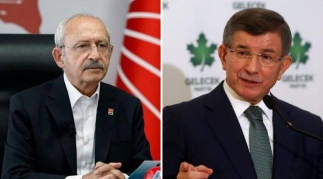Kılıçdaroğlu ile Davutoğlu bir araya geldi
