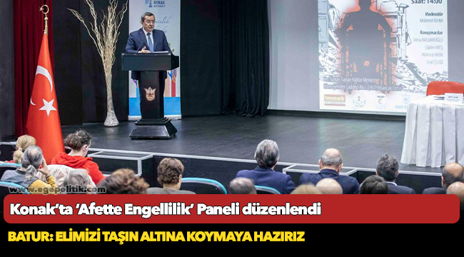 Konak’ta ‘Afette Engellilik’  Paneli düzenlendi