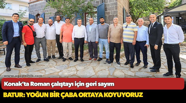 Konak’ta Roman çalıştayı için geri sayım