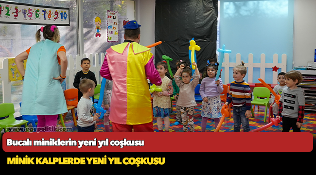 Minik kalplerde yeni yıl coşkusu