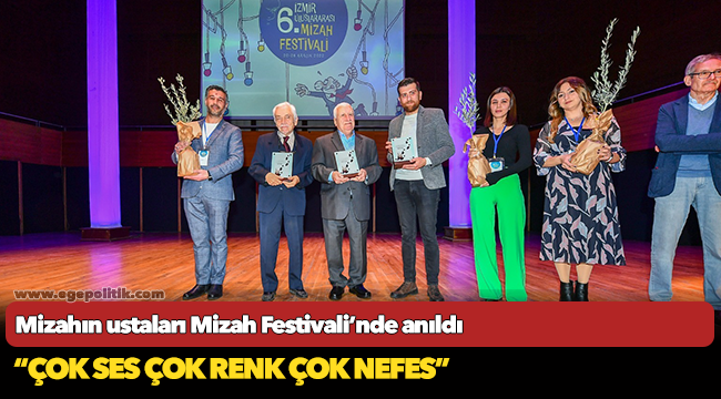 Mizahın ustaları Mizah Festivali’nde anıldı