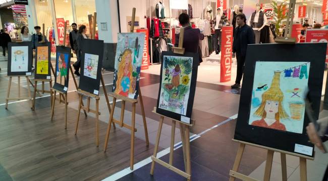 Resimlerle "Toplumsal Cinsiyet Eşitliğine" dikkat çektiler