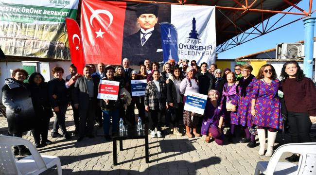 Seferihisar’daki üreticiye küçükbaş hayvan desteği