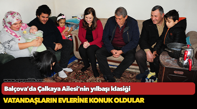 Balçova’da Çalkaya Ailesi’nin yılbaşı klasiği