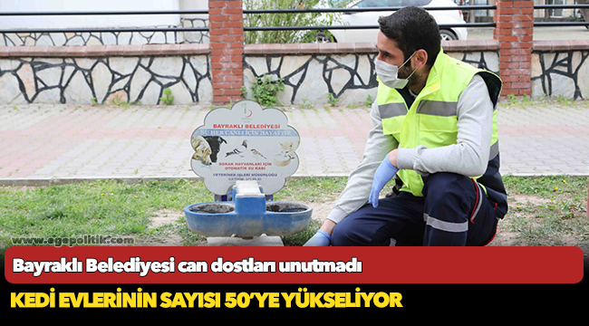 Bayraklı Belediyesi can dostları unutmadı