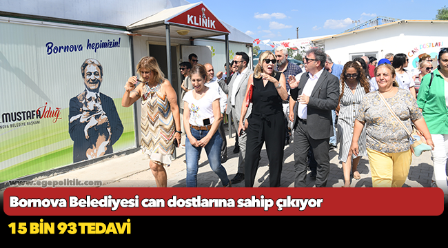 Bornova Belediyesi can dostlarına sahip çıkıyor