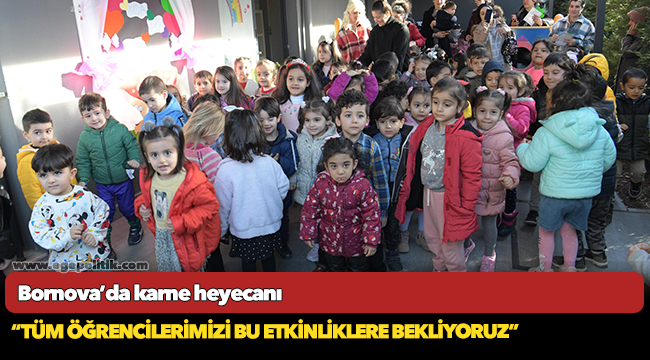 Bornova’da karne heyecanı